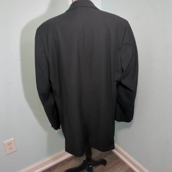 Giorgio Fiorelli Mens Jacket 44 Blazer black Two Button Sport - Picture 2 of 4